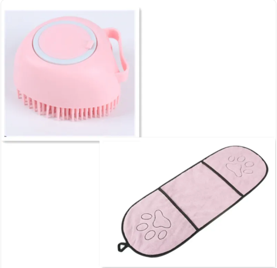 Silicone Dog Bath Brush for Pets