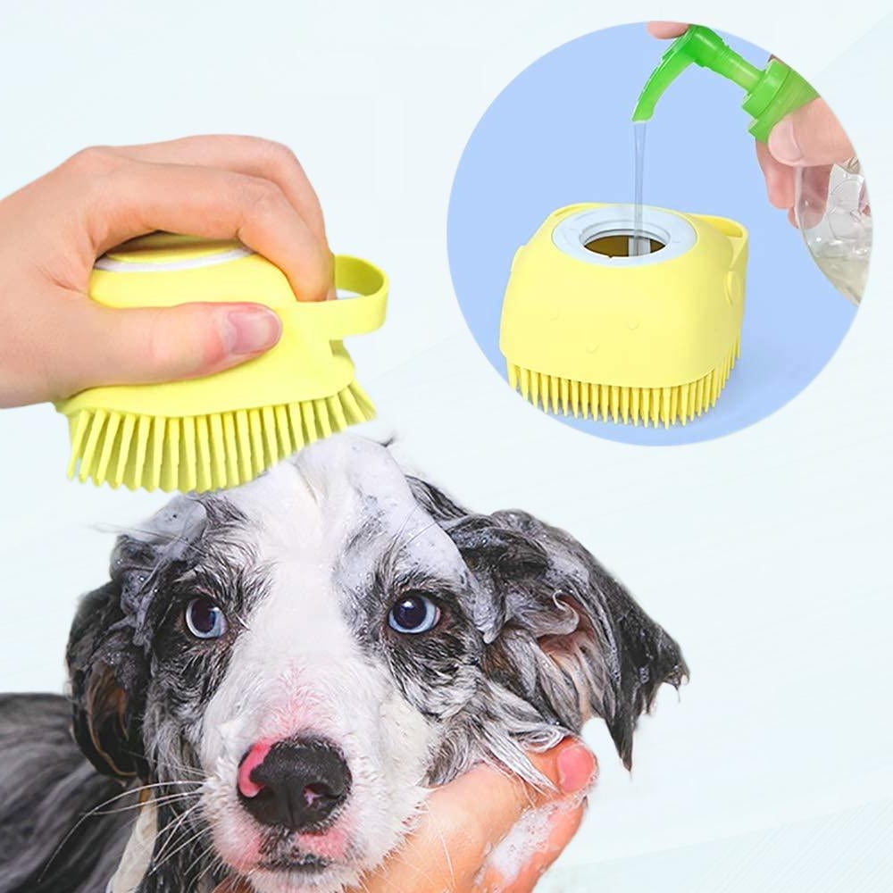 Soapy Silicone Pet Bath Brush